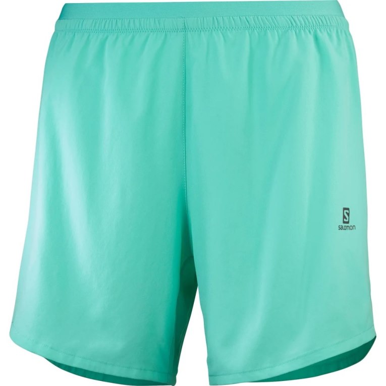 Turquoise Salomon Cross 5'' Women's Running Shorts | IE SD6394